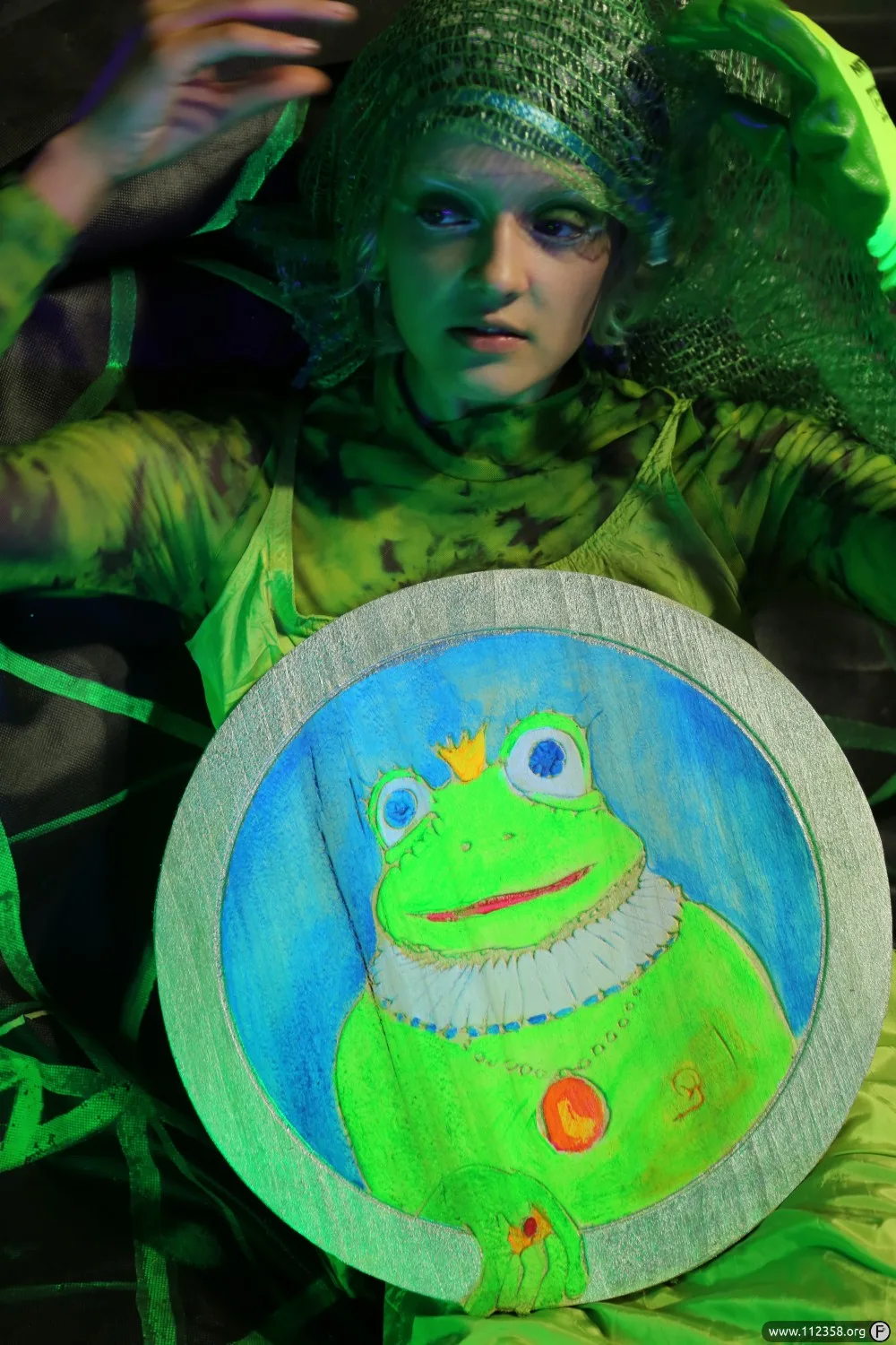 Frezowana żaba