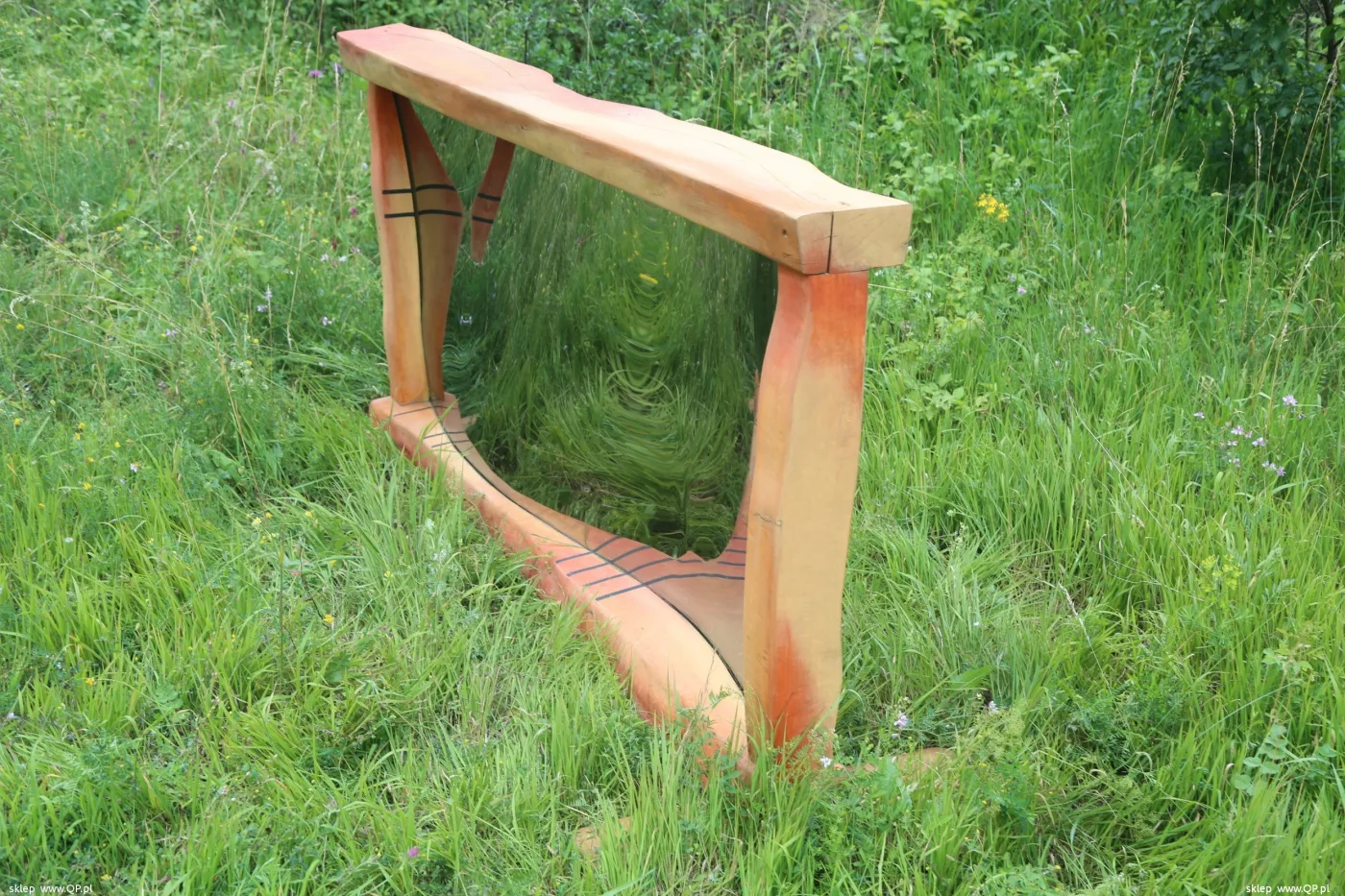 Krzywe lustro na plac zabaw