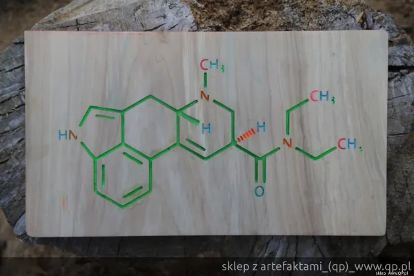 Wzór chemiczny LSD
