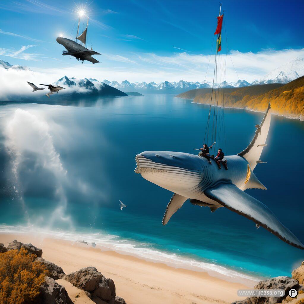 Witajcie w surrealistycznym świecie jeźdźców uniesionych na grzbiecie latających wielorybów! 🐋✨ Razem wyruszamy w podróż po granicach wyobraźni, gdzie rzeczywistość miesza się z fantazją. Przygotujcie się na niezapomniane przygody w nieodkrytych krainach!